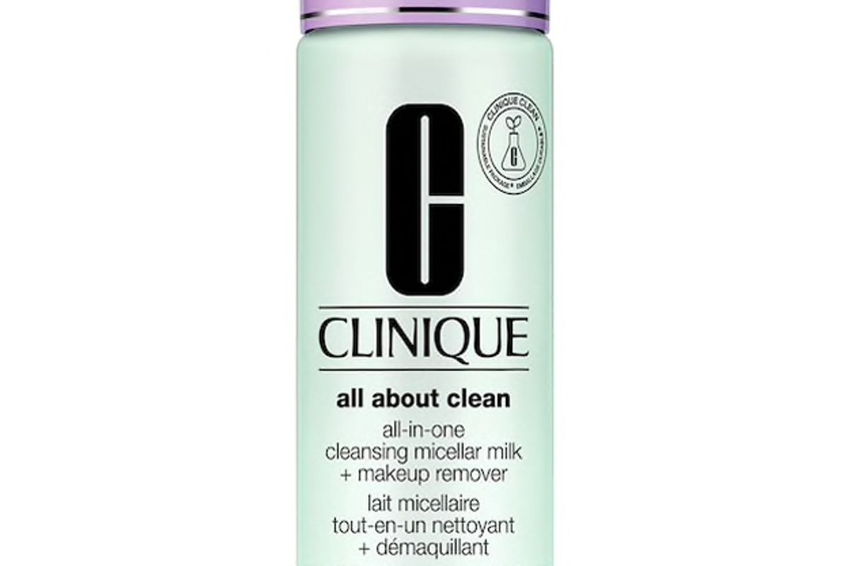 clinique all about clean all in one cleansing micellar milk and makeup remover