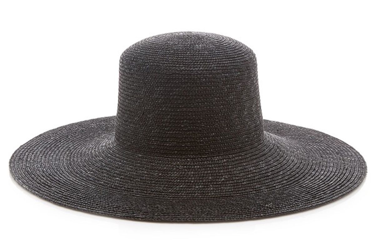clyde wide brim straw hat