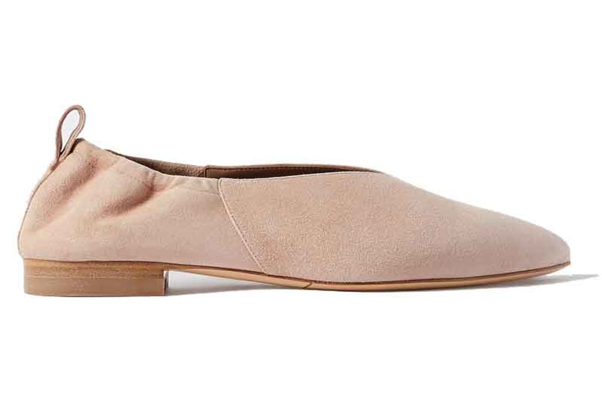 co suede ballet flats