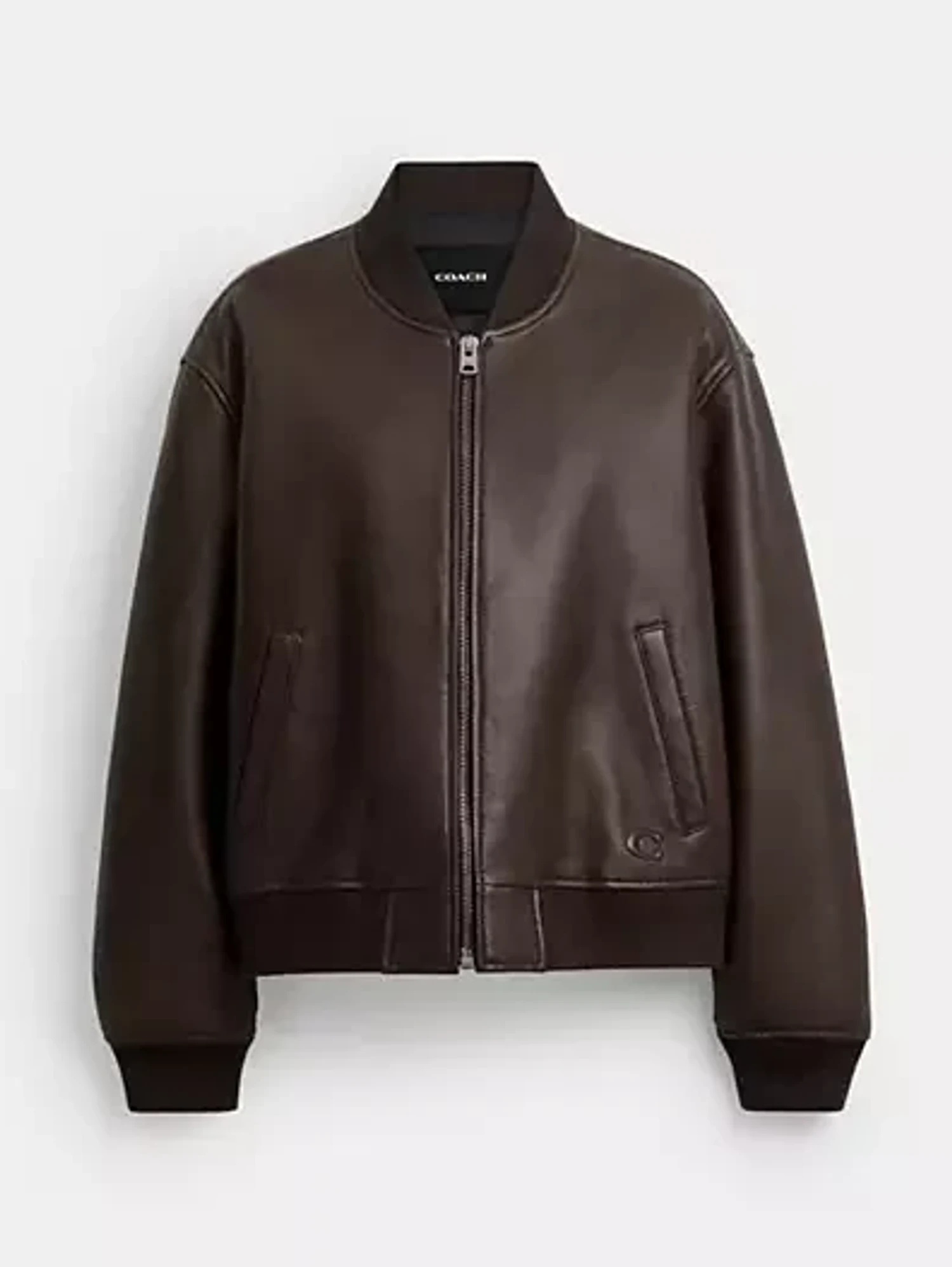 Coach Leather Bomber