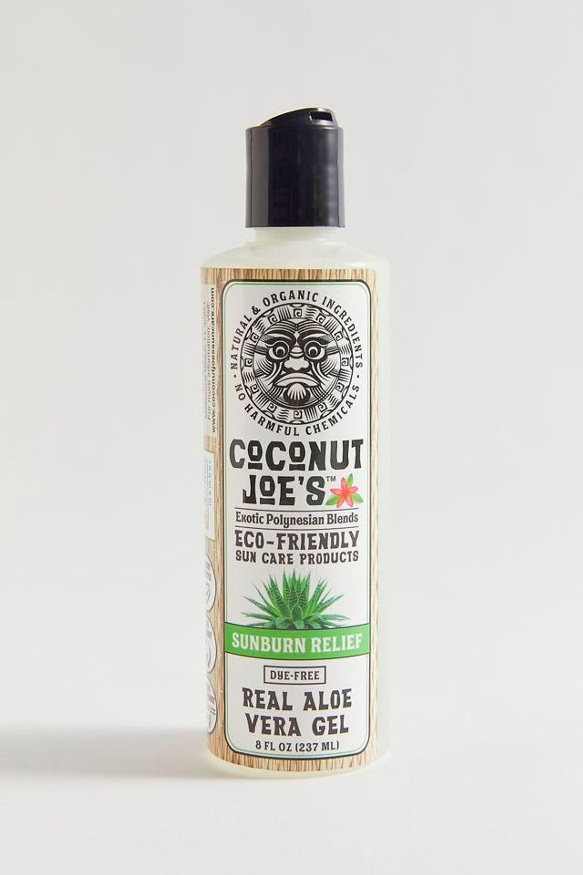 coconut joes sunburn relief real aloe vera gel