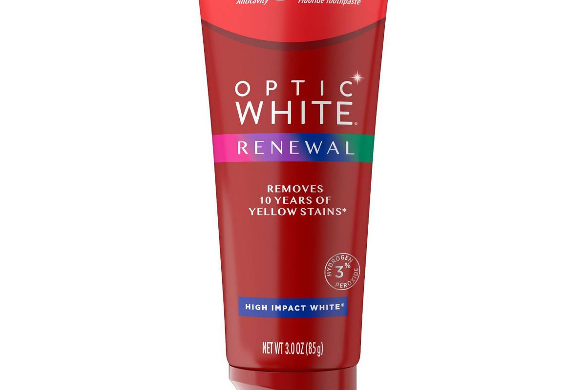 colgate optic white renewal teeth whitening toothpaste