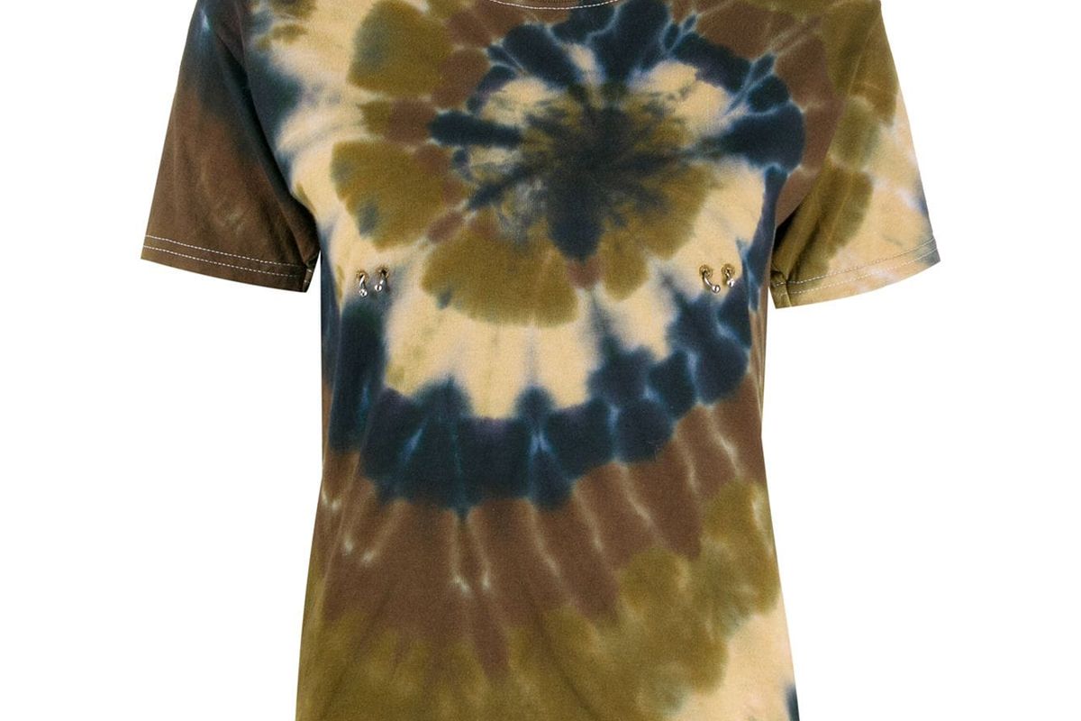 colina strada short sleeved tie dye t shirt