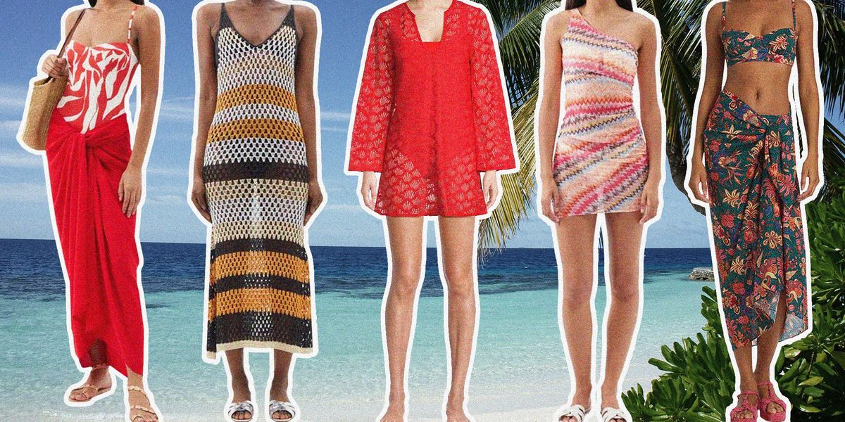 Summer Beach Skirt Cover Up Swimwear Wrap Bikini Mesh Skirts Solid