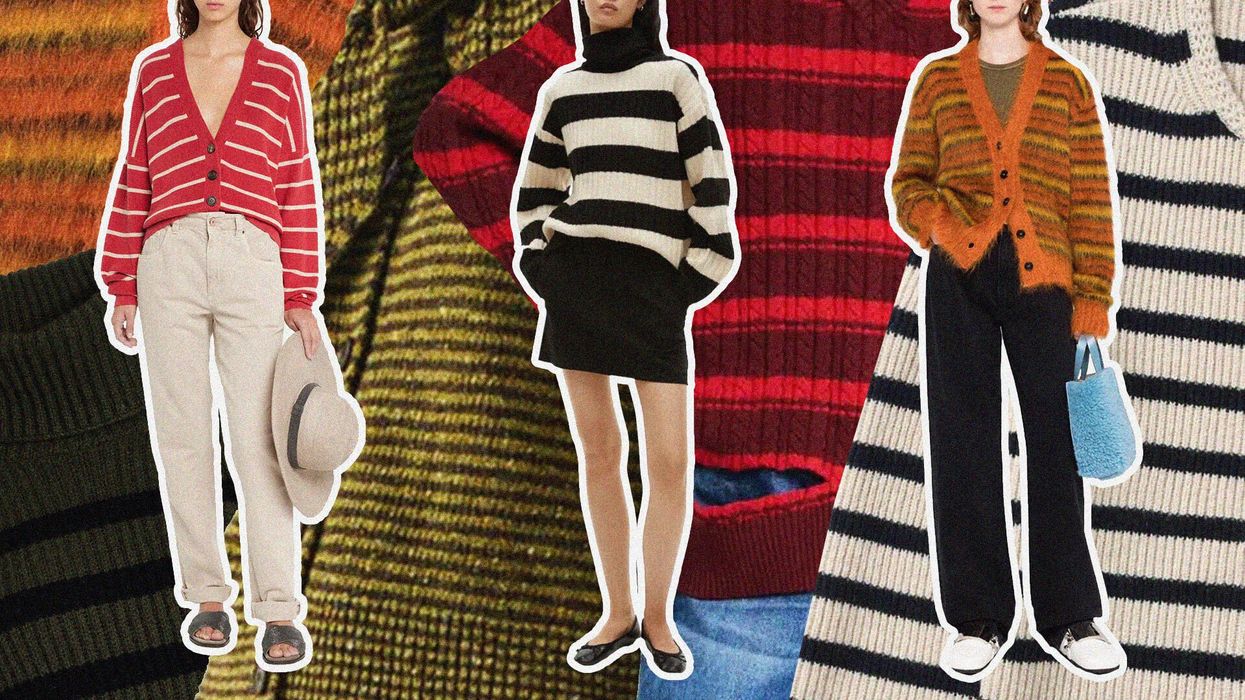 Collage of Striped Sweaters