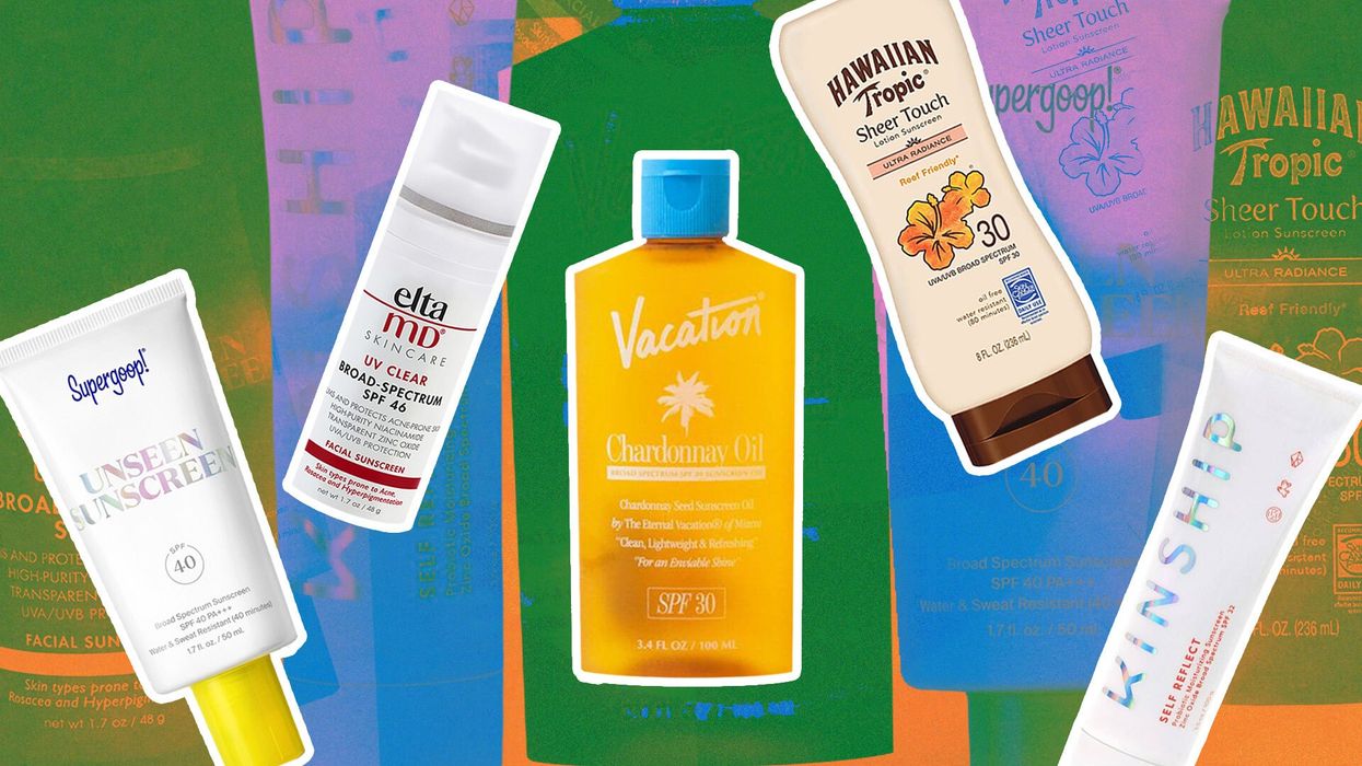 Collage of Sunscreen 