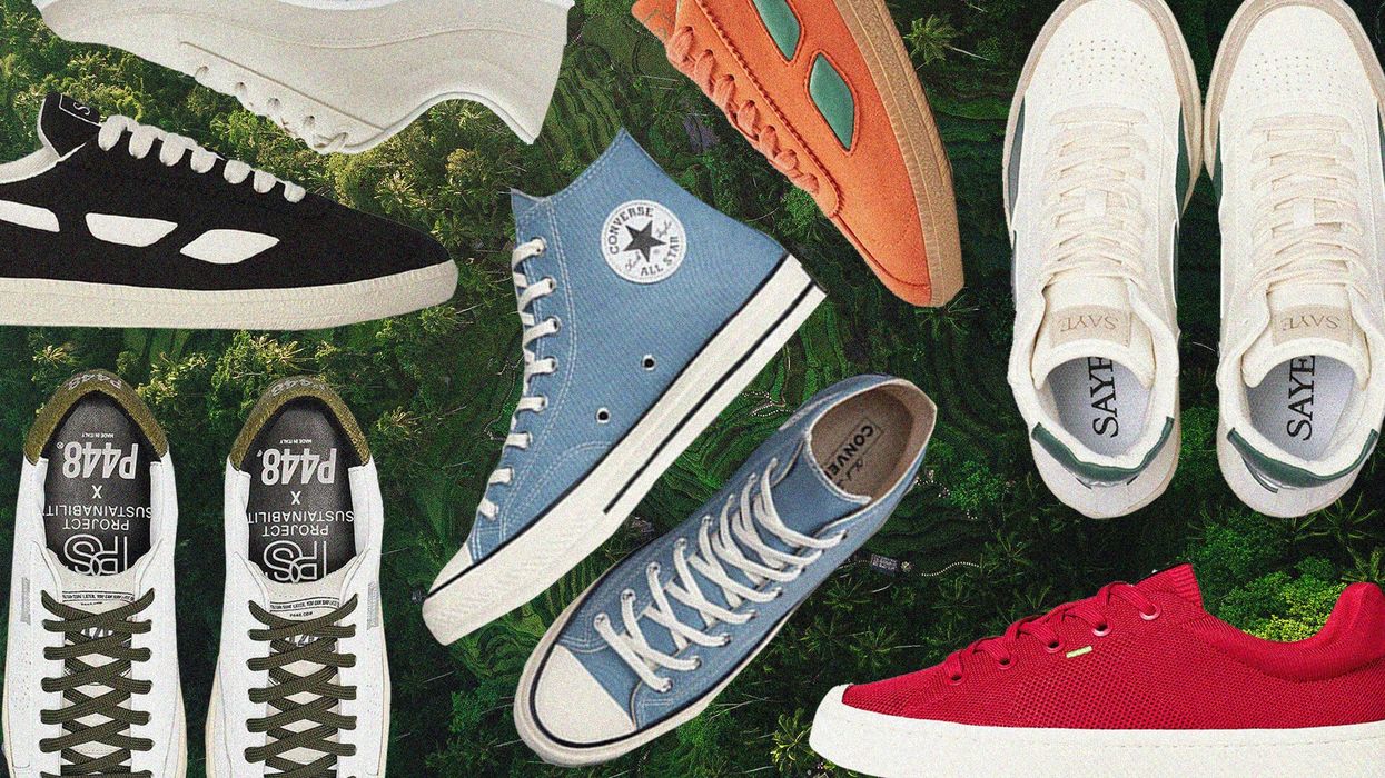 Collage of Sustainable Sneakers