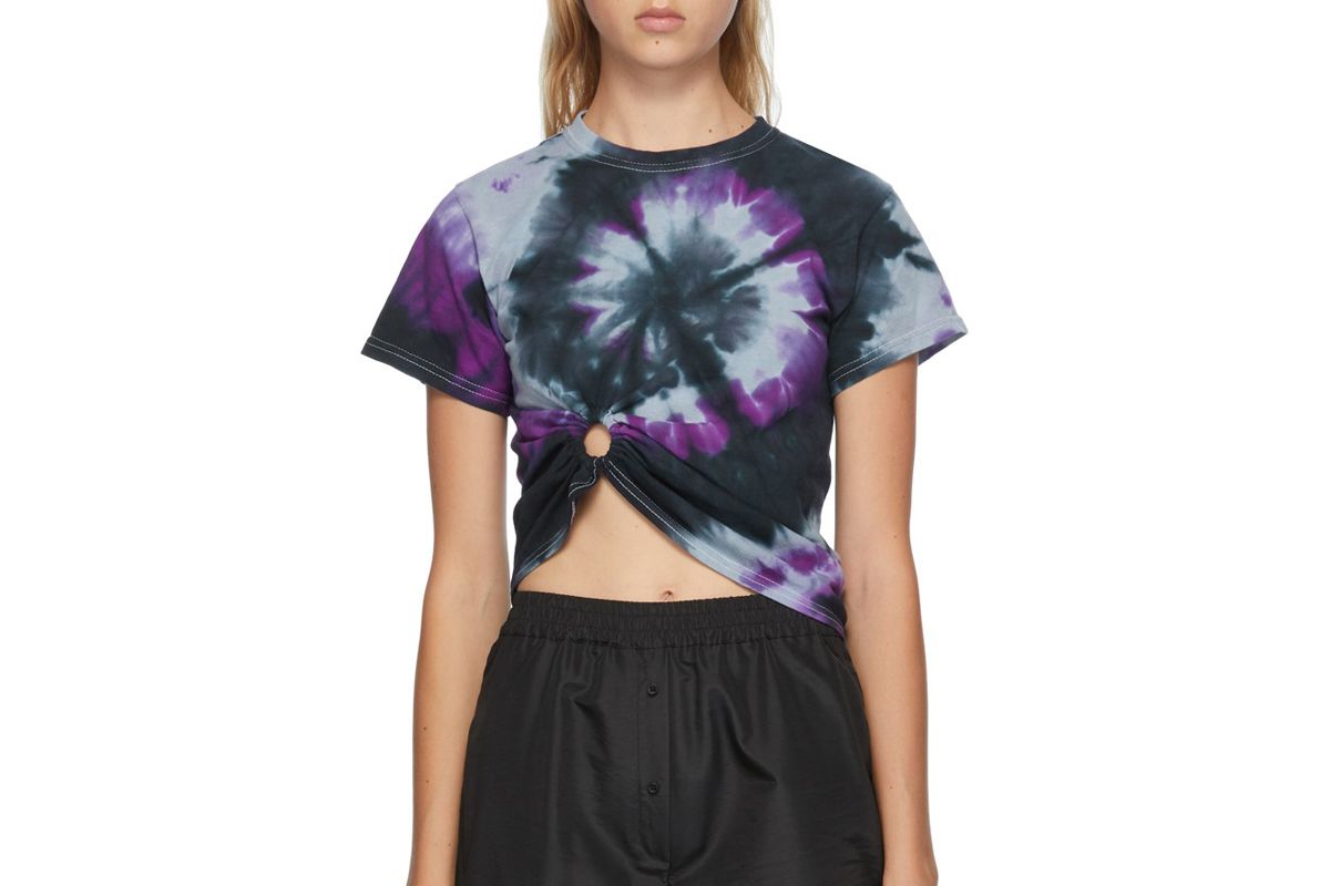 collina strada multicolor tie dye ring t shirt