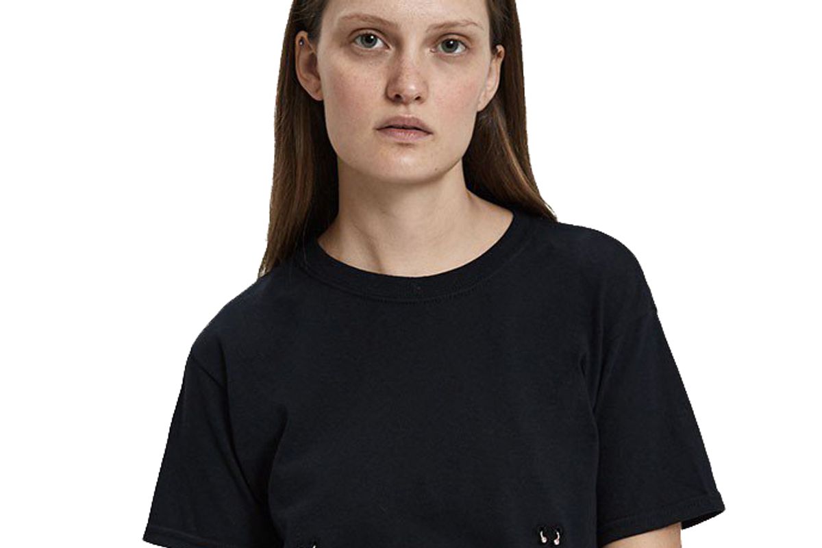 collina strada pierced cotton tee