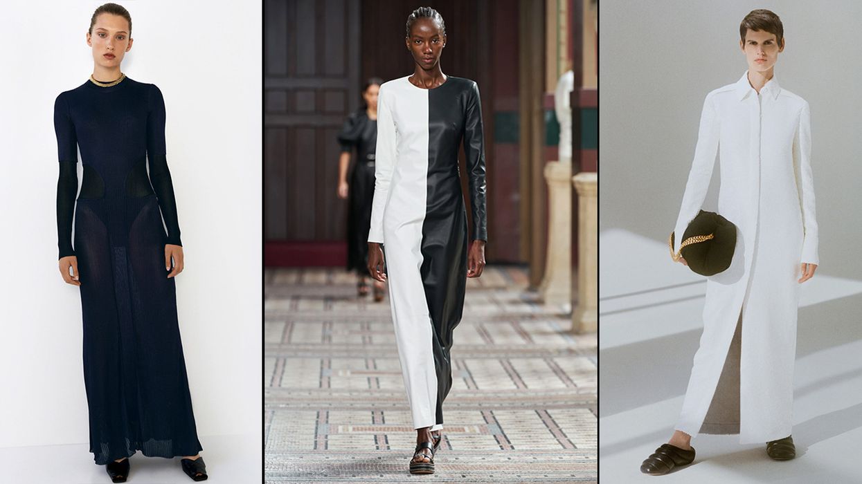 Shop Spring 2021's Column Dress Trend, Plus Styling Tips