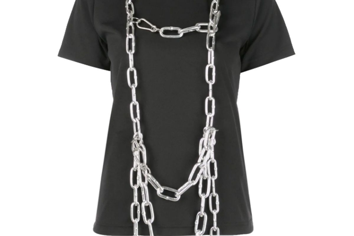 comme des garcons chain harness t shirt
