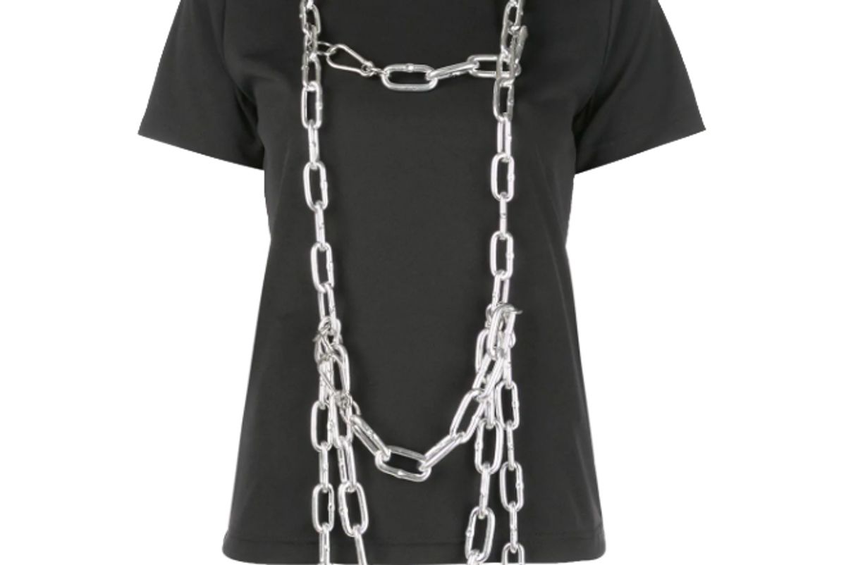 comme des garcons chain harness t shirt