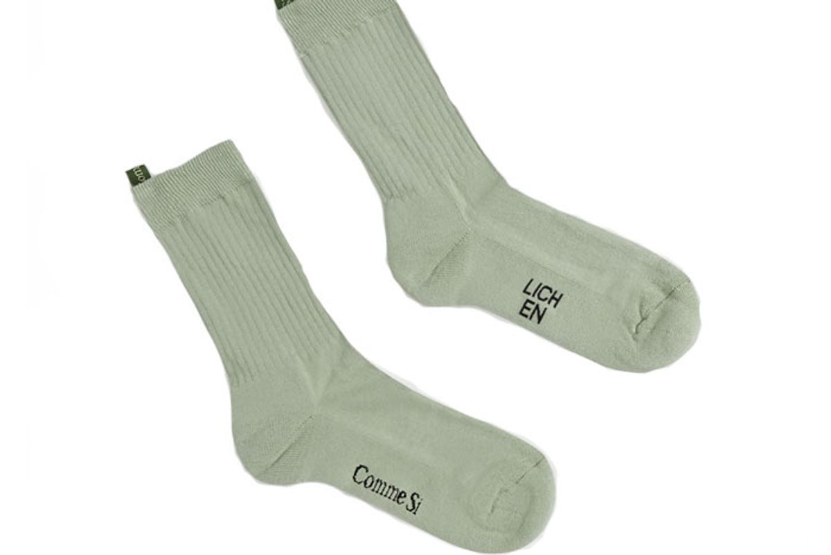 comme si x lichen everyday sock