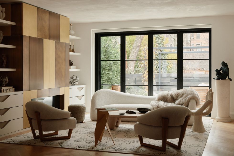Common Room in Lauren Sands'  Park Slope NYC Apartment