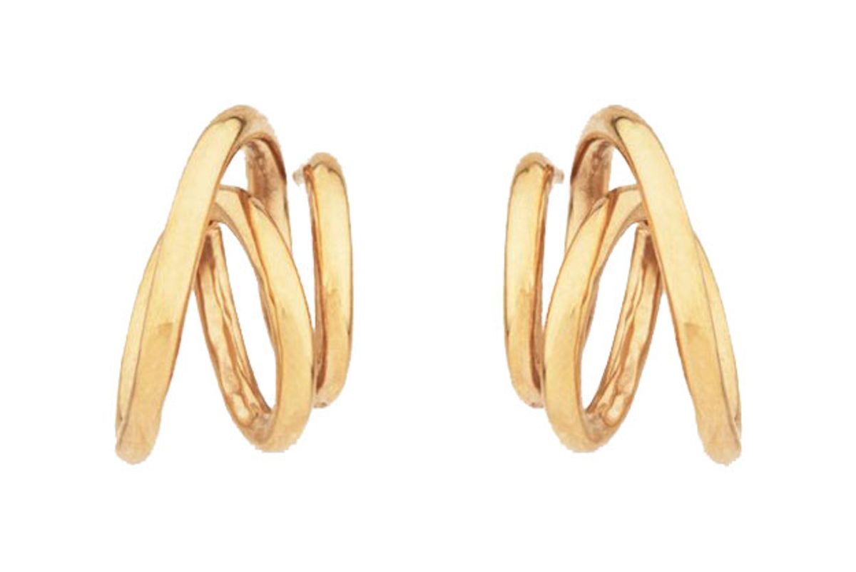 completedworks flow gold vermeil earrings