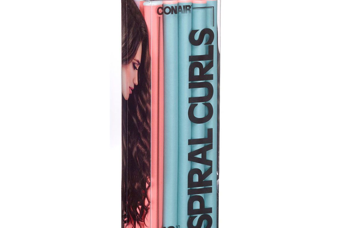 conair spiral rollers mint coral