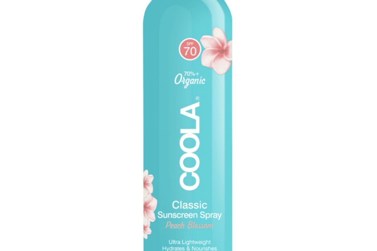 coola classic body organic sunscreen spray spf 70