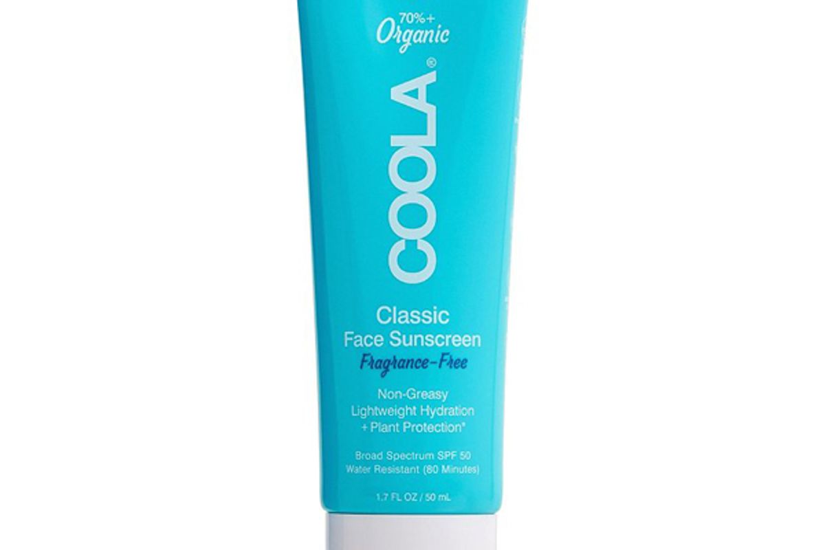 coola classic face organic sunscreen lotion spf 50