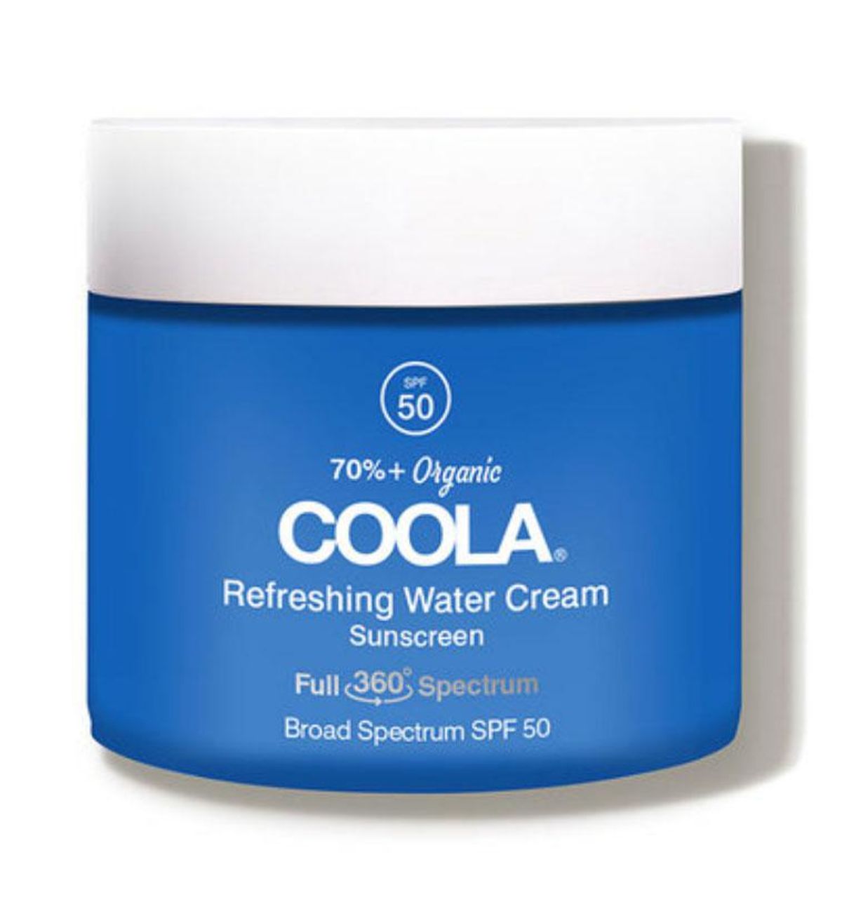 coola full spectrum 360 refreshing water cream organic face sunscreen spf 50