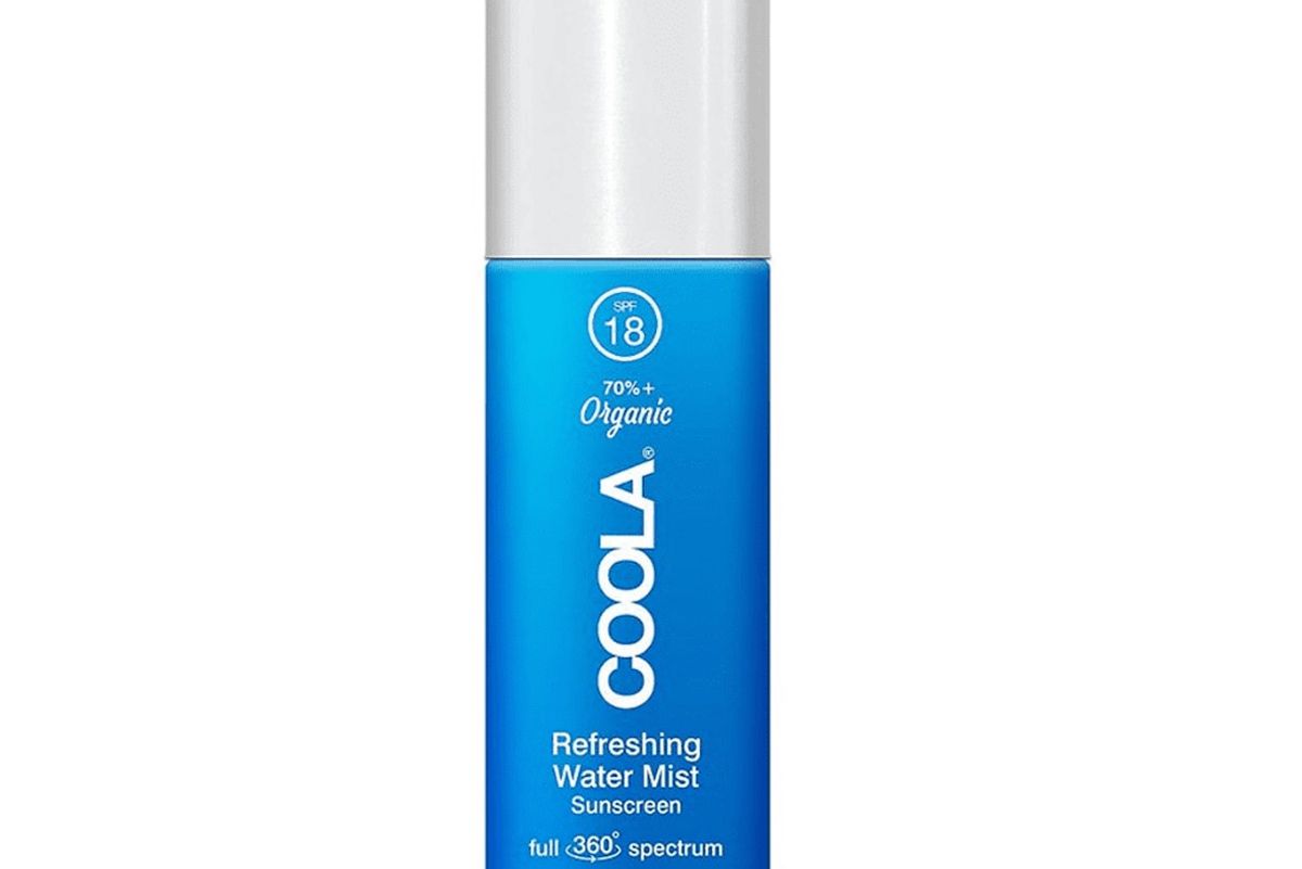 coola organic refreshing water mist sunscreen spf 18