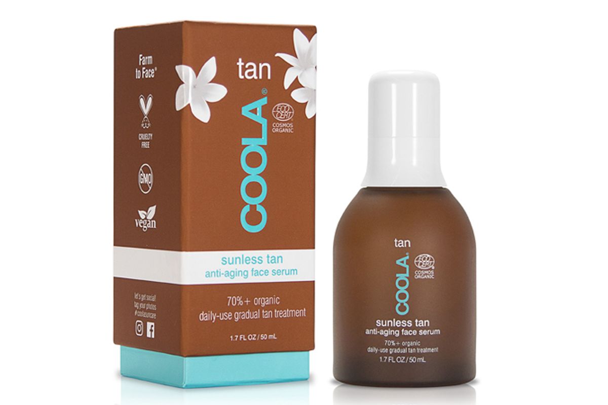 coola organic sunless tan anti aging face serum