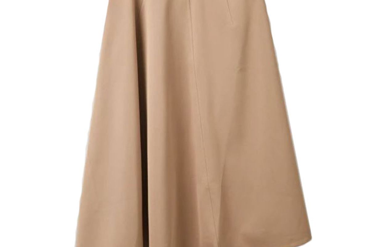 cos asymmetric a line skirt