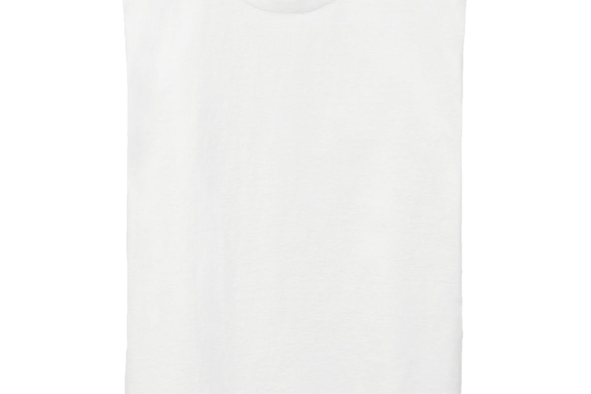 cos sleeveless organic cotton t-shirt