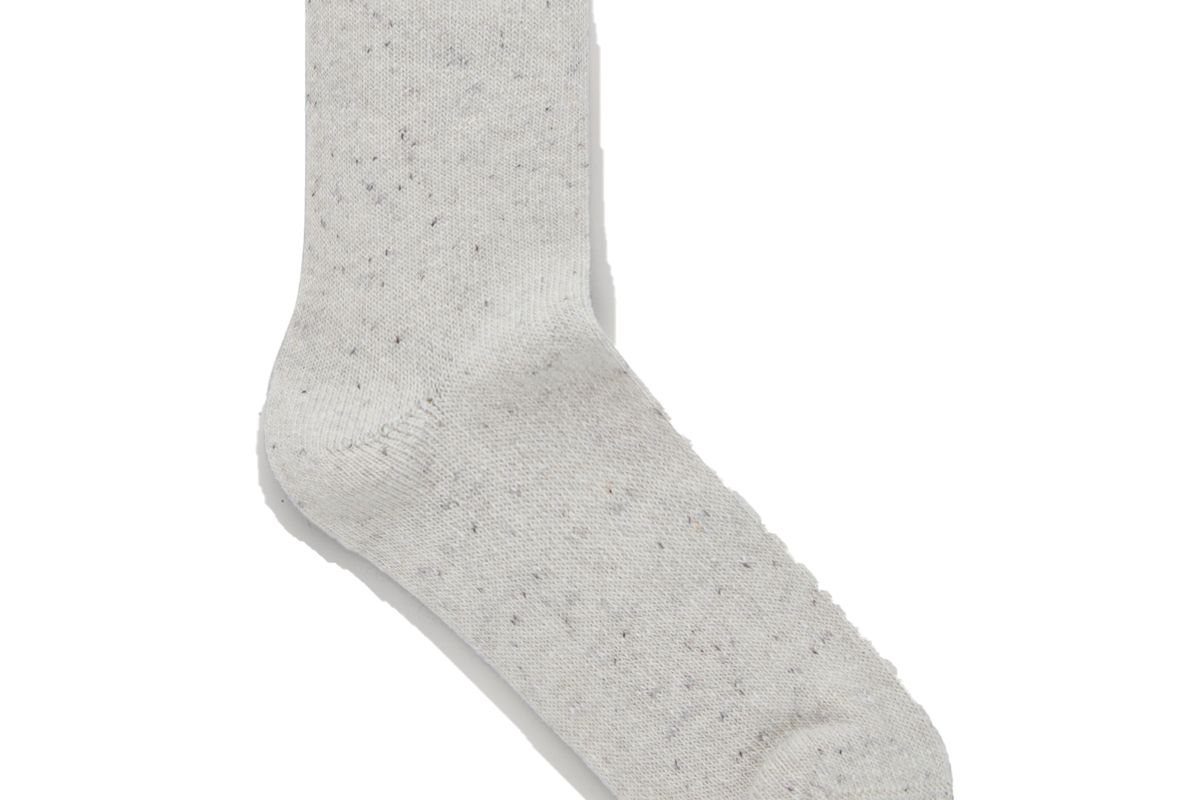 cos speckled wool silk socks