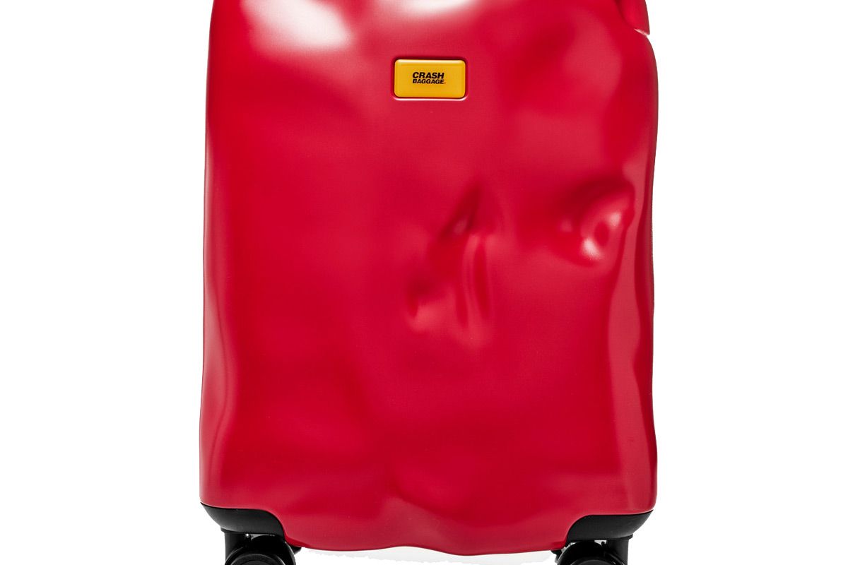 crash baggage icon cabin hardshell suitcase