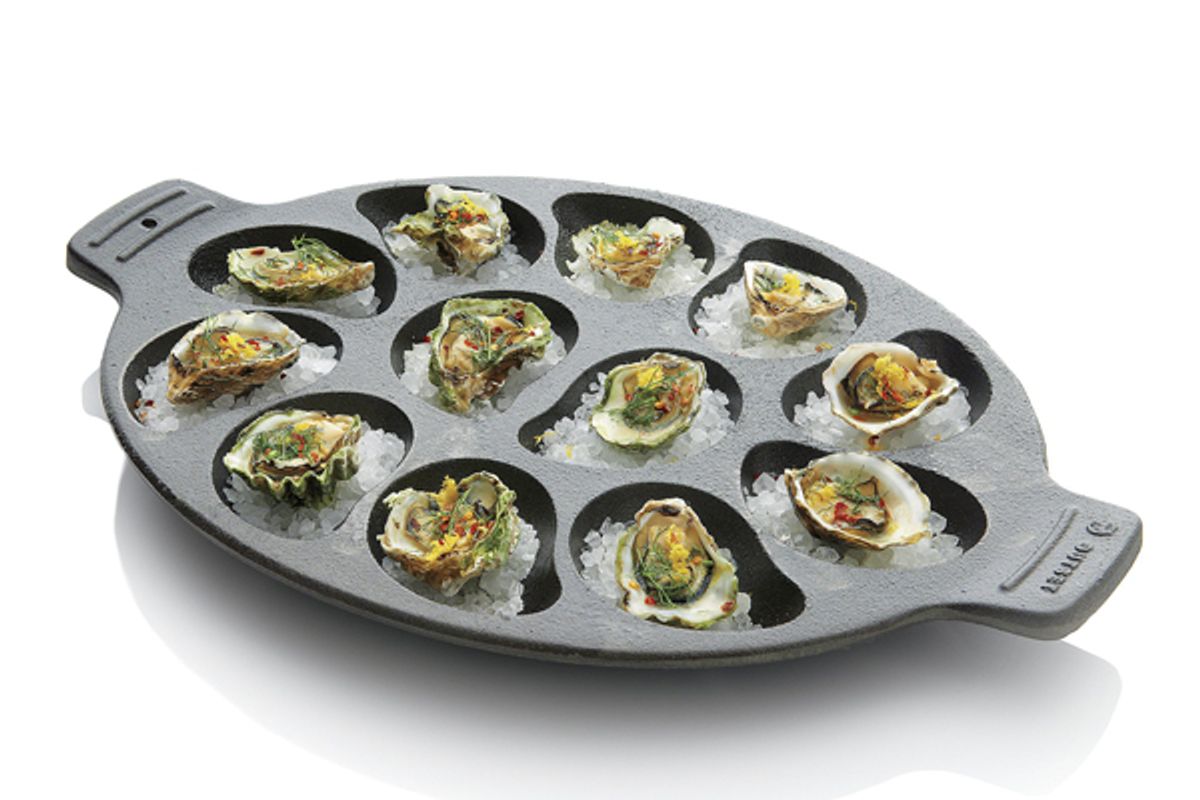 Cast Iron Oyster Grill Pan