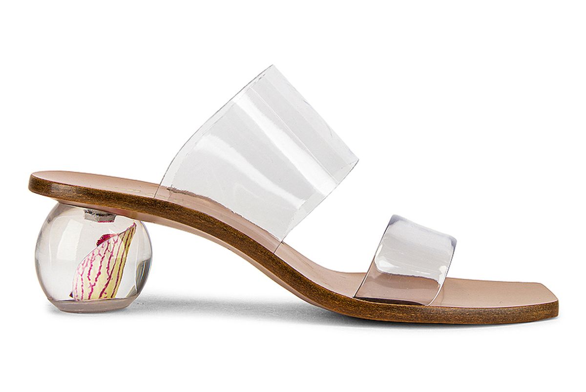 cult gaia jila flower sandal clear