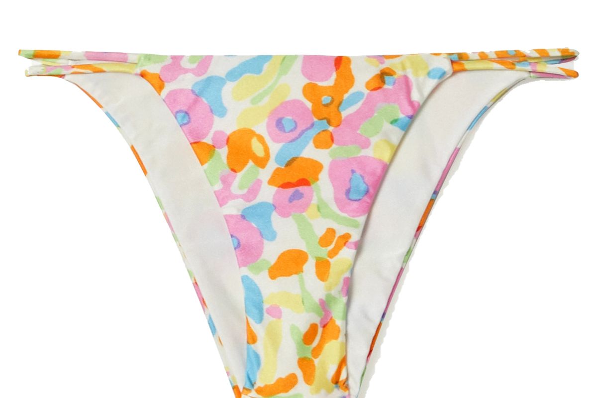 cult gaia sloane printed bikini briefs