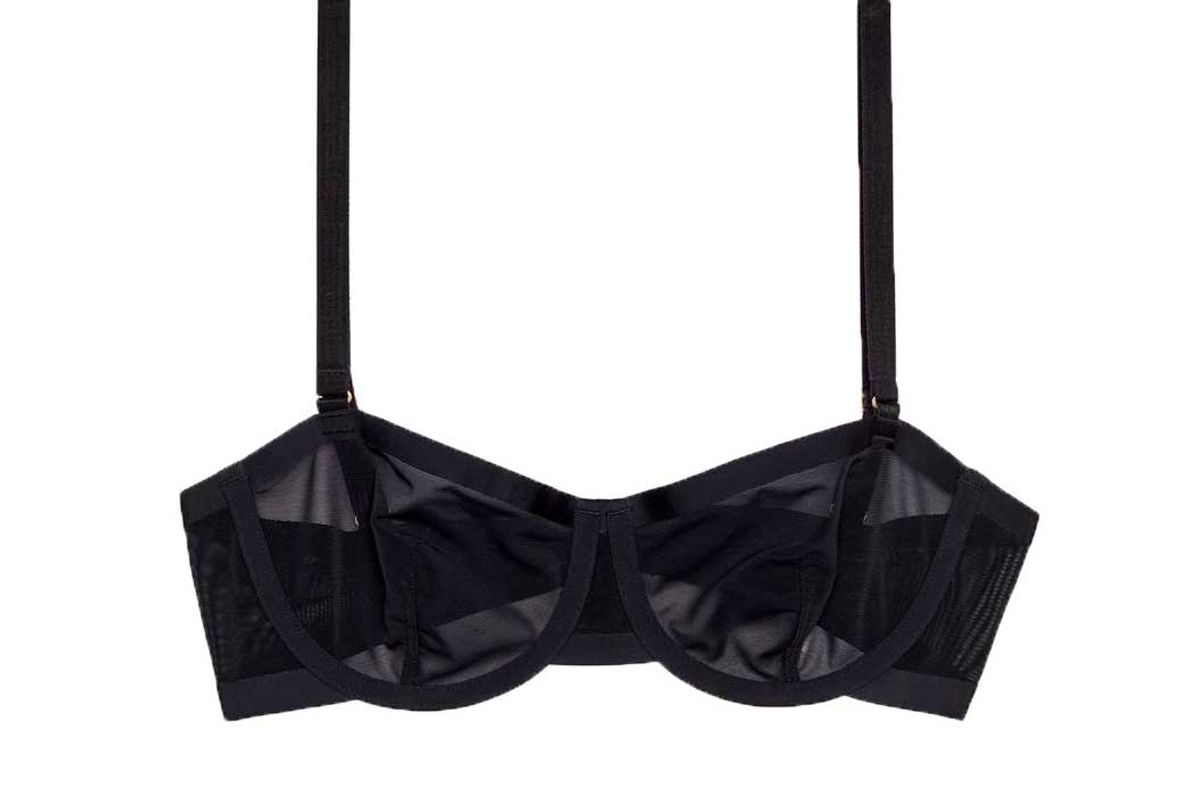 cuup the balconette mesh black