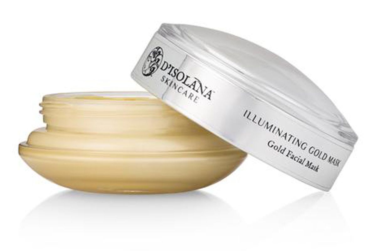 d'isolana skincare illuminating gold mask