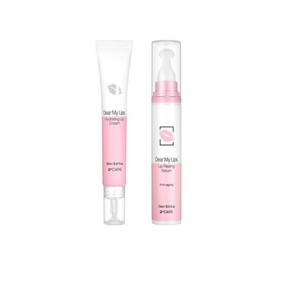 d mask dear my lips peeling serum and hydrating cream