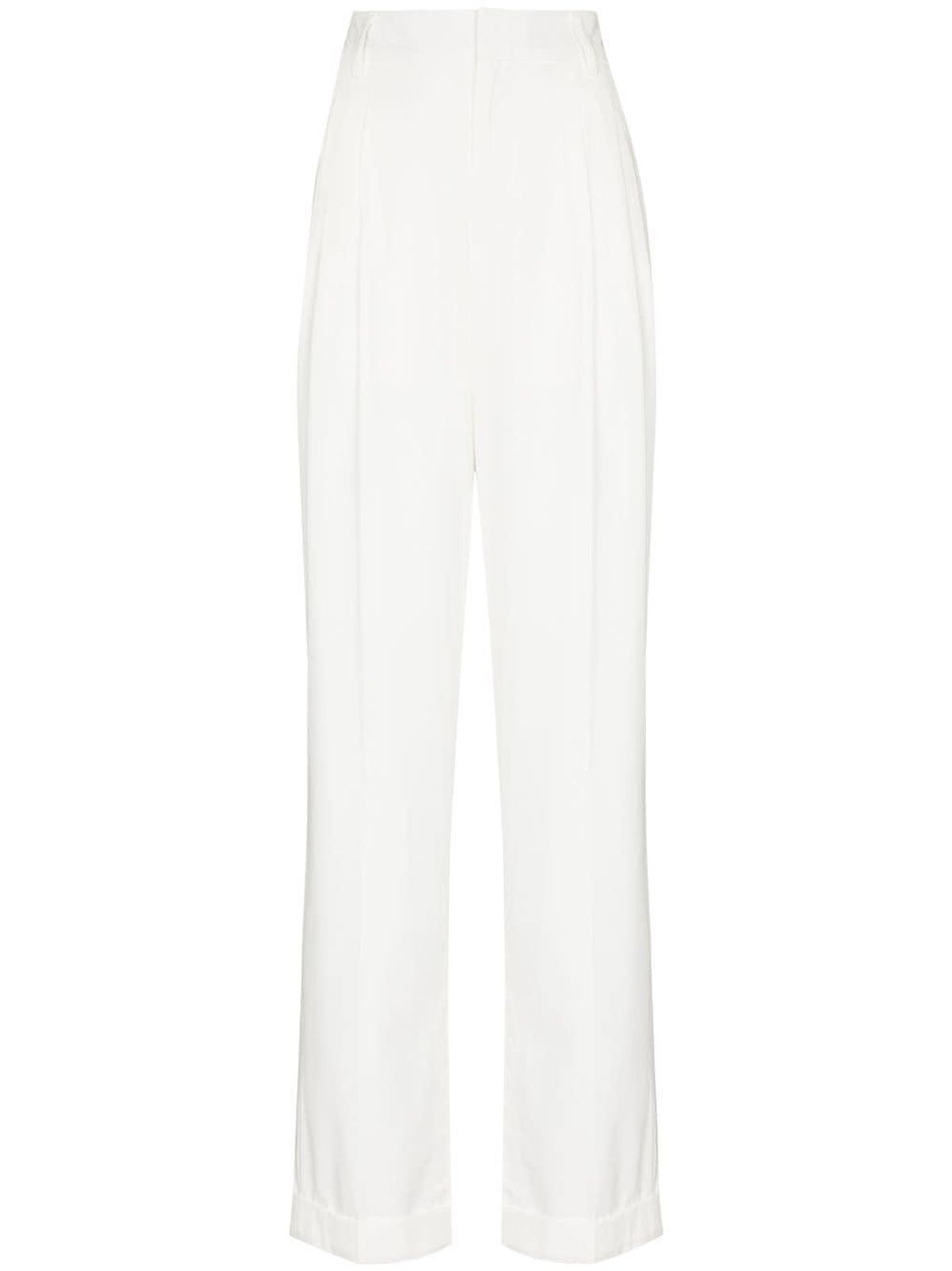 daily paper high waist split cuff trousers