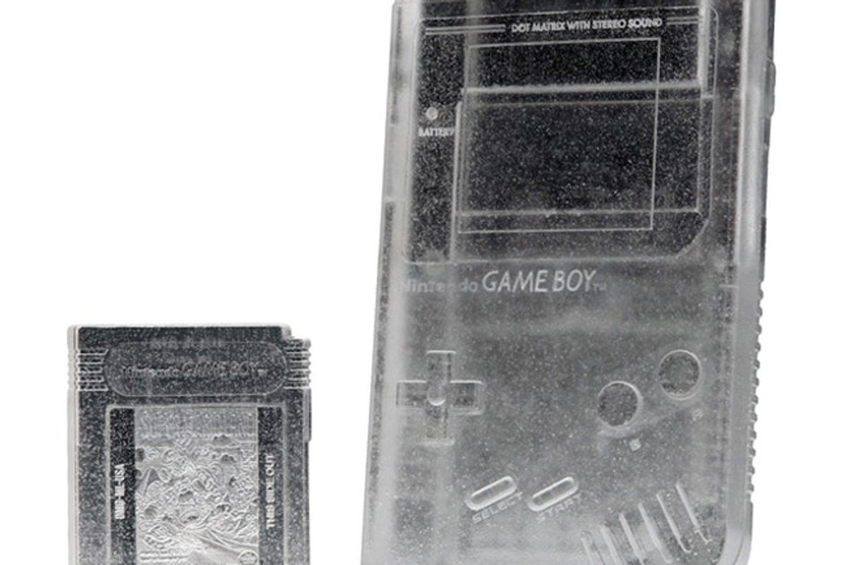 daniel arsham crystal relic 002 nintendo game boy