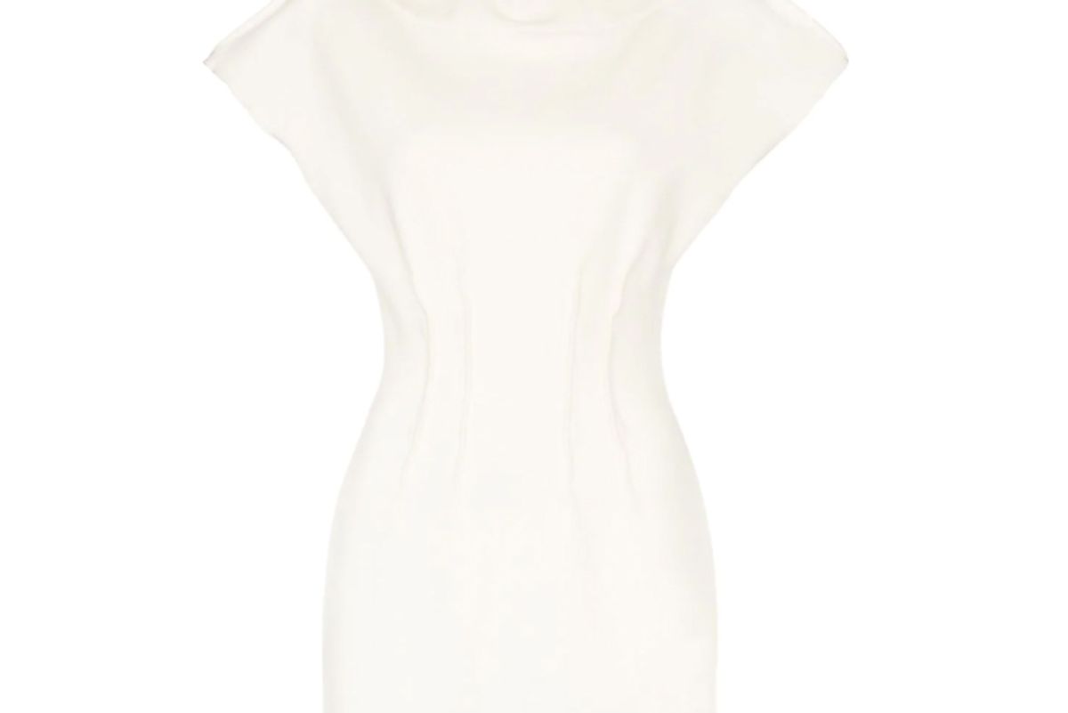 danielle guizio dart detail fitted top