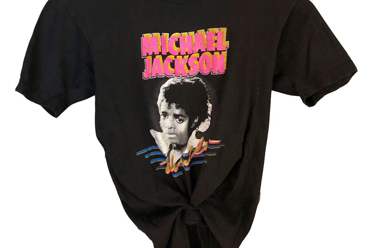 Vintage Michael Jackson Black Tee