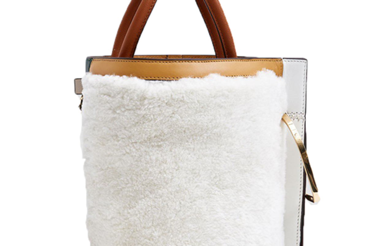 danse lente bobbi bag in shearling