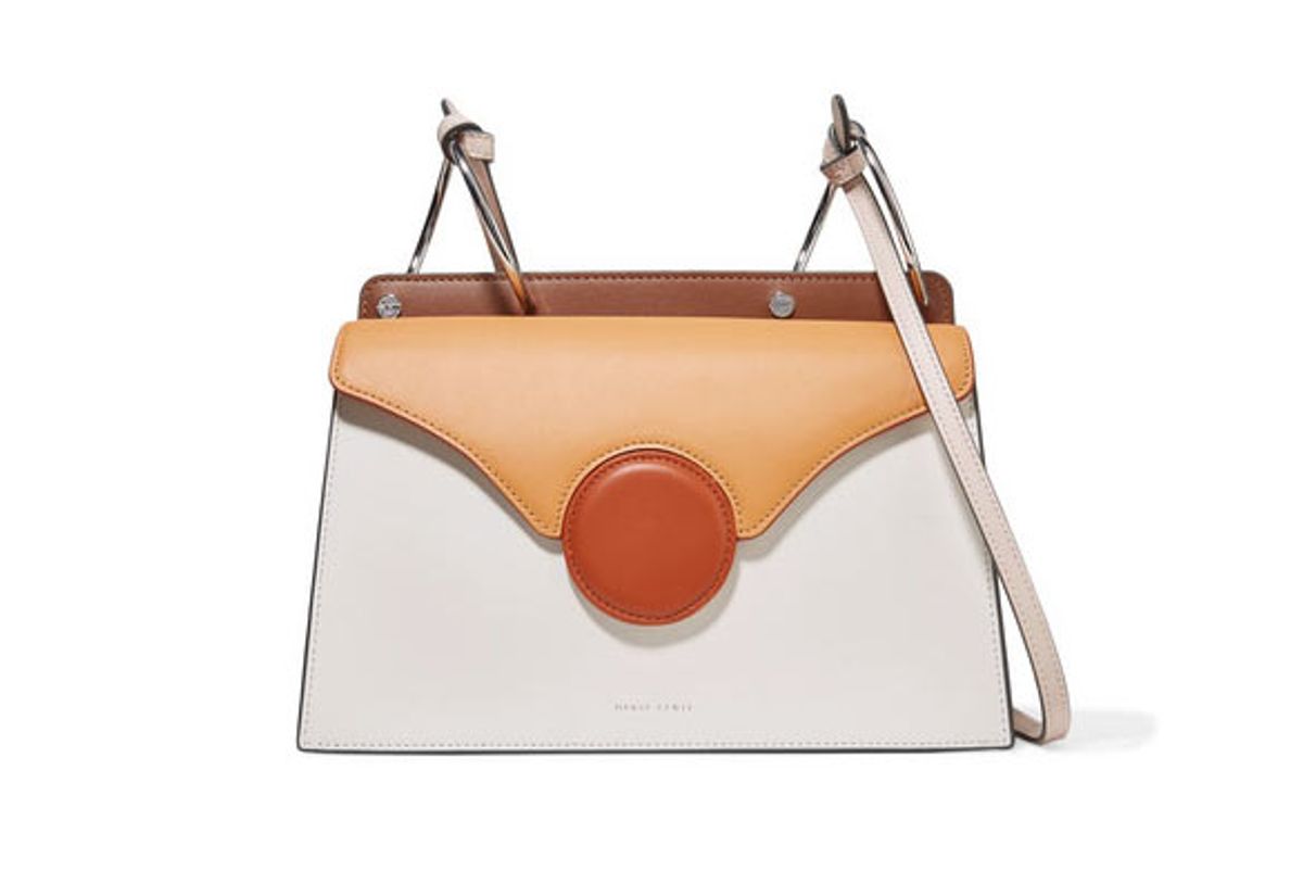 danse lente phoebe color-block leather shoulder bag