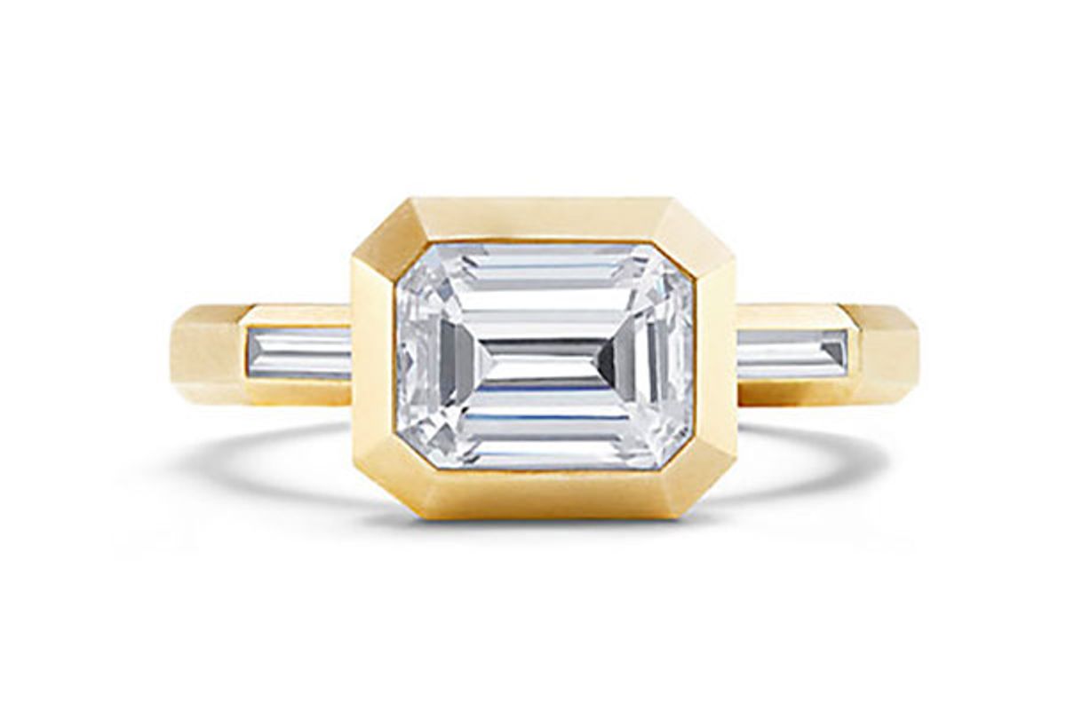 DY Delaunay Engagement Ring in 18K Gold