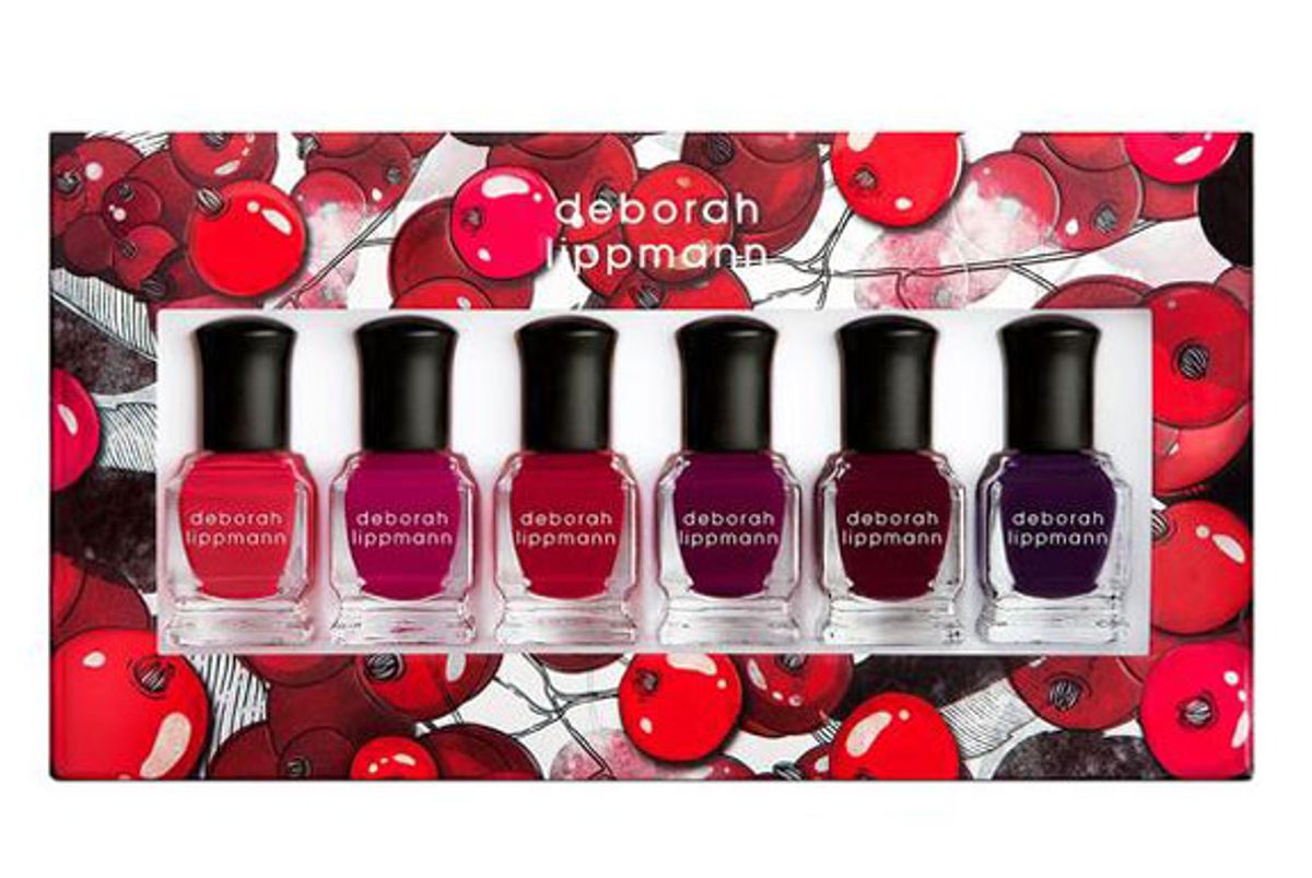 deborah lippmann very berry shades of berries 6 piece set
