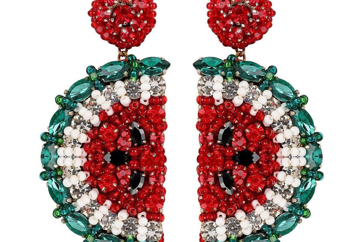 deepa gurnani fruit earrings