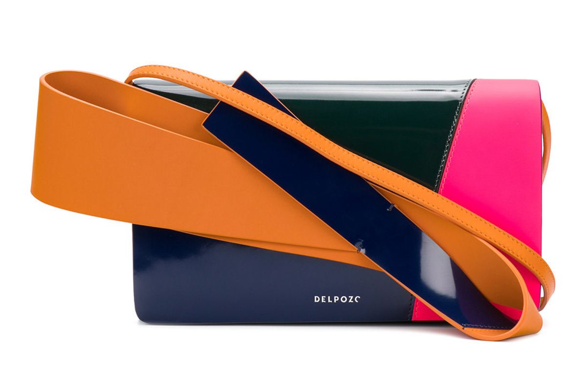 Colourblock Clutch with Handle