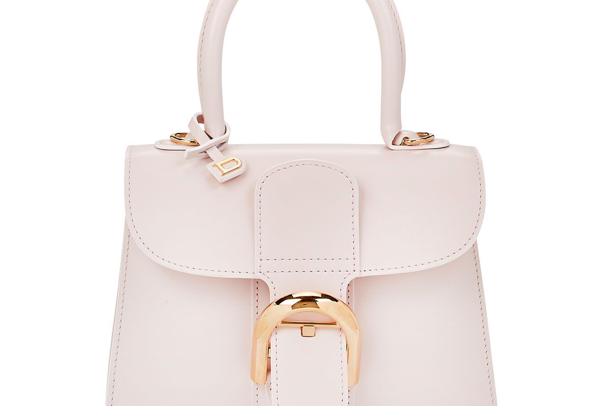 delvaux brillant mini leather satchel bag
