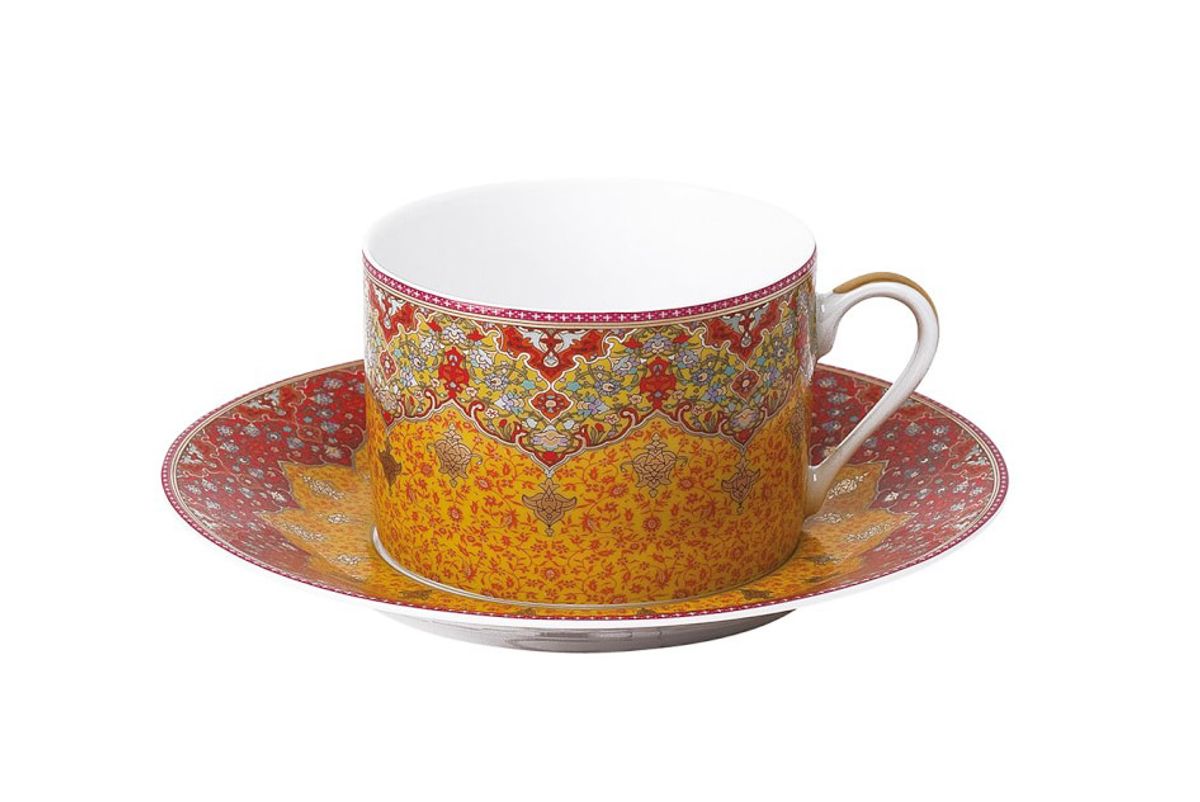 deshoulieres dhara red tea cup