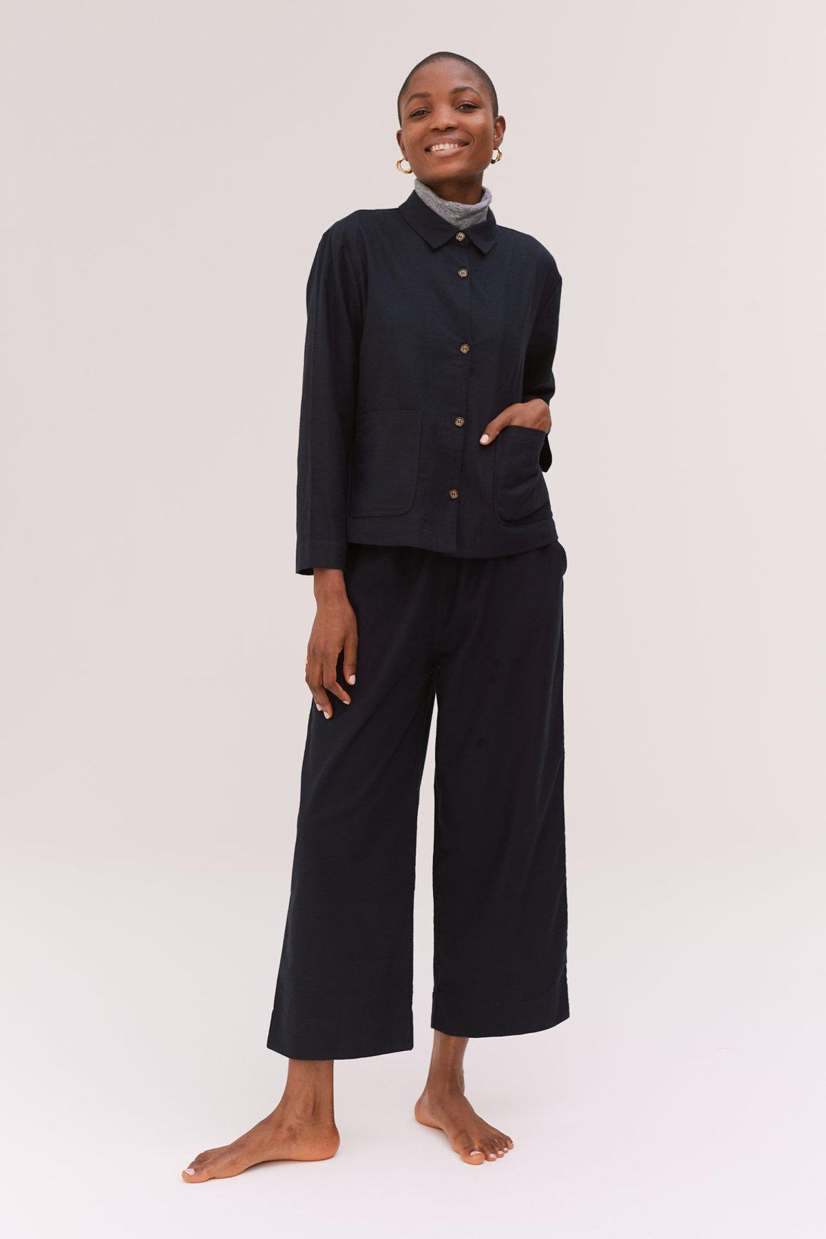 Desmond and Dempsey Pocket Pyjama Set