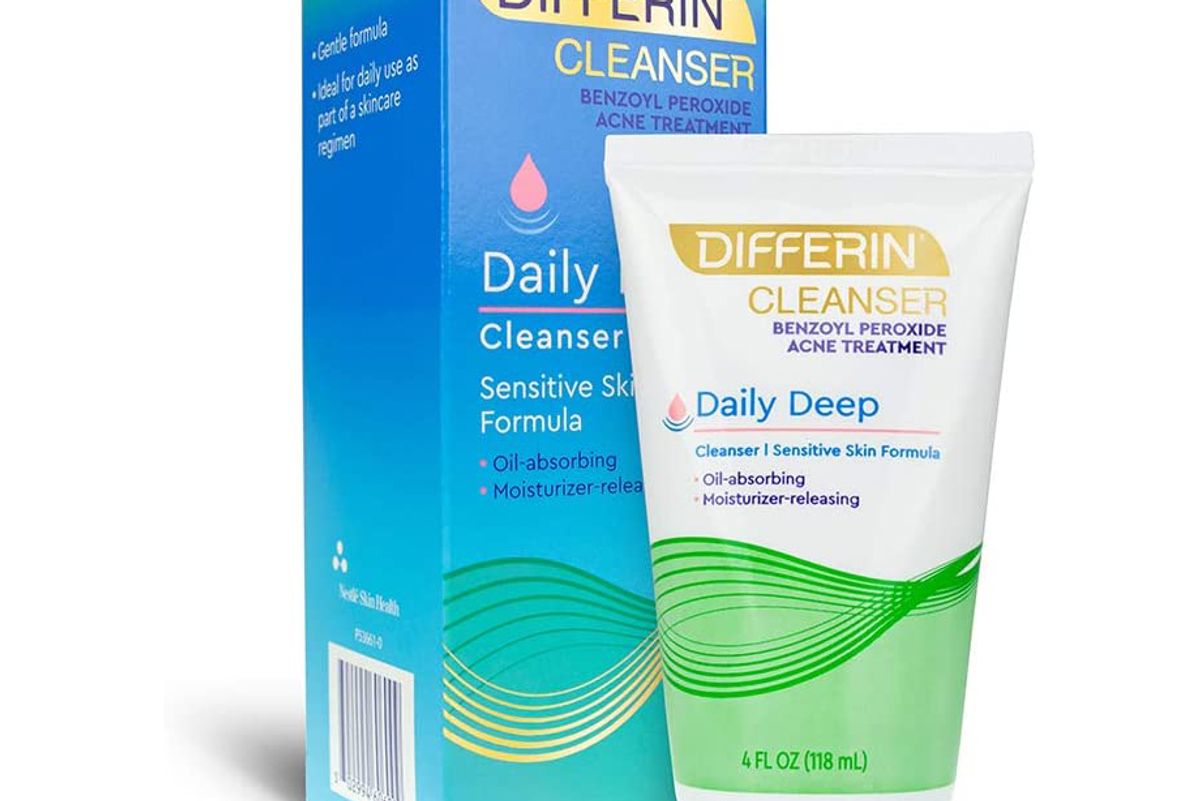 differin differin daily deep cleanser with benzoyl peroxide