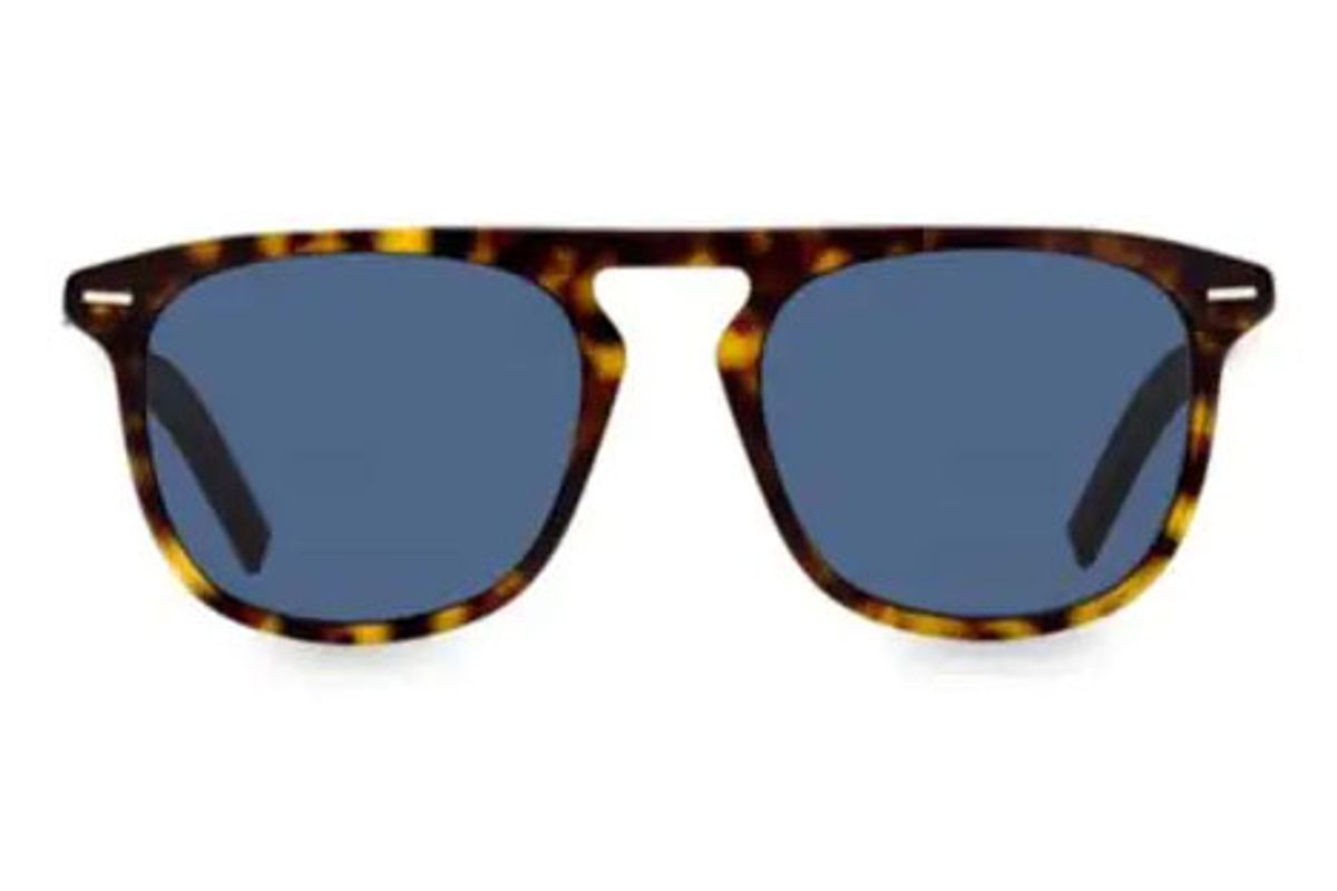 dior black tie 52mm square sunglasses